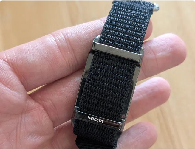 Smartband in the hand