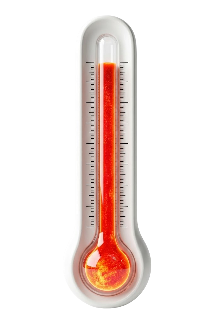 Trail temperature reading widget
