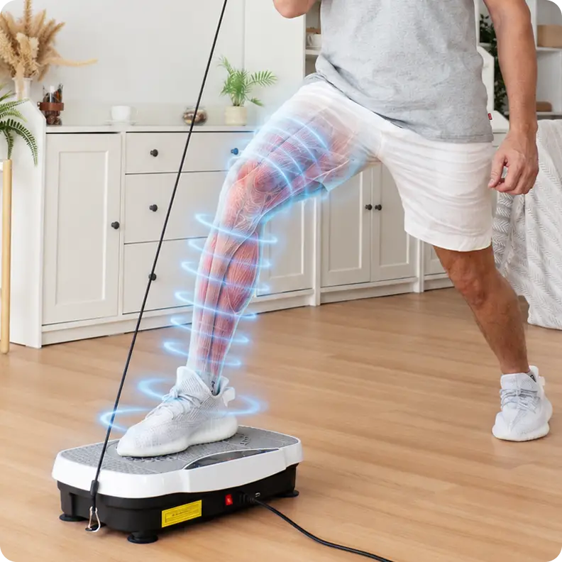 2. Your muscles do the work, even when you're barely moving